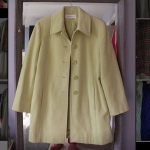 Size 10 Yellow/Green Liz Claiborne Coat